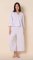 The Cat's Pajamas Women's Mariposa Organic Pima Cotton Wide Leg Pajama Set in Lilac