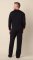 The Cat's Pajamas Men's Classic Pima Knit Cotton Pullover Lounge Set in Midnight