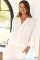 The Cat's Pajamas Women's Mariposa Organic Cotton Wide Leg Pajama Set in Cloud