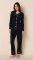 The Cat's Pajamas Women's Midnight Moment Pima Knit Cotton Classic Pajama Set