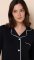 The Cat's Pajamas Women's Midnight Moment Pima Knit Cotton Classic Pajama Set