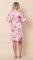 The Cat's Pajamas Women's Morning In Savannah Silk Kimono Robe