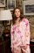 The Cat's Pajamas Women's Morning In Savannah Silk Classic Pajama Set