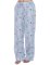 Munki Munki Women's Grey Champagne Dreams Flannel Pajama Pant