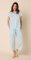 The Cat's Pajamas Women's Nantucket Voile Cotton Capri Pajama Set