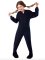 Big Feet Pajamas Kids Navy Fleece One Piece Footy
