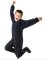 Big Feet Pajamas Kids Navy Fleece One Piece Footy
