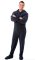 Big Feet Pajamas Adult Navy Plush Hooded One Piece Footy