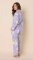 The Cat's Pajamas Women's Orla Luxe Pima Cotton Classic Pajama Set in Lavender