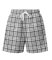 Boxercraft Adult Carnegie Oxford Unisex Flannel Plaid Oversized Lounge Short