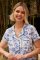 The Cat's Pajamas Women's Palmera Pima Knit Cotton Capri Pajama Set
