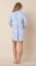 The Cat's Pajamas Women's Petals Over Paris Pima Knit Cotton Classic Nightshirt