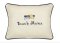 "Beach Mama" Ivory Embroidered Gift Pillow