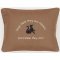 "Dogs Think They Are Human...Cats Know They Are!" Tan Embroidered Gift Pillow