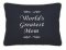 "World's Greatest Mom" Embroidered Gift Pillow