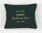"Screw The Golden Years" Green Embroidered Gift Pillow
