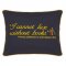 I Cannot Live Without Books Embroidered Gift Pillow