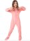 Big Feet Pajamas Kids Pink Fleece One Piece Footy