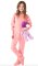 Big Feet Pajamas Kids Pink Fleece One Piece Footy