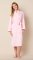 The Cat's Pajamas Women's Solid Pink Luxe Pima Cotton Shawl Collar Robe