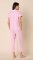 The Cat's Pajamas Women's Pink Moment Pima Knit Cotton Capri Pajama Set