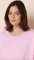 The Cat's Pajamas Women's Pink Moment Pima Knit Cotton Pullover Lounge Set