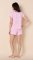 The Cat's Pajamas Women's Pink Moment Pima Knit Short Sleeve Cotton Short Set
