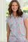 The Cat's Pajamas Women's Pink Palms Please Voile Cotton Capri Pajama Set