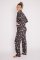 PJ Salvage "Shine Bright" Classic Flannel Pajama Set in Charcoal