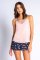 PJ Salvage Confetti Chic Jersey Cami in Blush