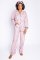PJ Salvage Cozy Up Classic Flannel Pajama Set in Blush