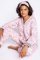 PJ Salvage Cozy Up Classic Flannel Pajama Set in Blush
