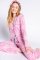 PJ Salvage Playful Prints Palm Cotton Jersey Classic Pajama Set in Rose