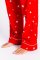 PJ Salvage Wish Upon A Star Classic Flannel Pajama Set in Red