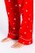 PJ Salvage "Wish Upon A Star" Classic Flannel Pajama Set in Red