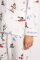 PJ Salvage "Ski Ya Later" Classic Flannel Pajama Set in Snow White