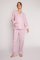 PJ Salvage "Wild at Heart" Classic Flannel Pajama Set in Lilac