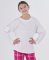 Boxercraft Kids Pom Pom Long Sleeve T-Shirt in White