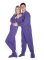 Big Feet Pajamas Adult Purple Jersey Knit One Piece Footy