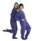 Big Feet Pajamas Adult Purple Fleece One Piece Footy