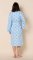 The Cat's Pajamas Women's Queen Bee Luxe Pima Cotton Shawl Collar Robe in Blue