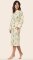 The Cat's Pajamas Women's Queen Bee Luxe Pima Cotton Shawl Collar Robe in Honey