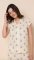 The Cat's Pajamas Women's Queen Bee Luxe Pima Cotton Short Sleeve Short Set in Honey