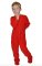 Big Feet Pajamas Kids Red Fleece One Piece Footy