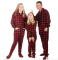 Big Feet Pajamas Kids Red & Black Buffalo Plaid Fleece Hooded One Piece Footy