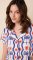 The Cat's Pajamas Women's Red White & Breeze Pima Knit Short Sleeve Cotton Short Set