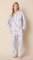 The Cat's Pajamas Women's Rosalie Luxe Pima Cotton Classic Pajama Set