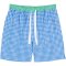 Sant + Abel Men's Hepburn Gingham Light Blue Cotton Sleep Shorts