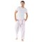 Sant + Abel Men's Braddock Pink Stripe Cotton Pajama Pants