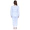 Sant + Abel Women's Sky Blue Stripe Pima Cotton Jersey Lounge Set